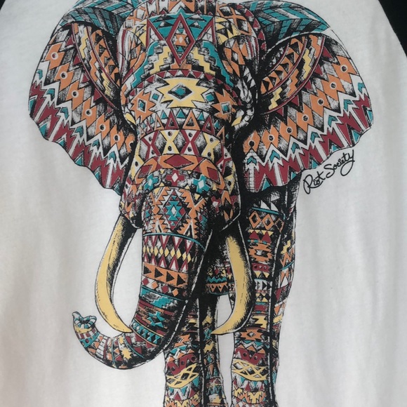 Riot Society Baseball Tee - Picture 2 of 4